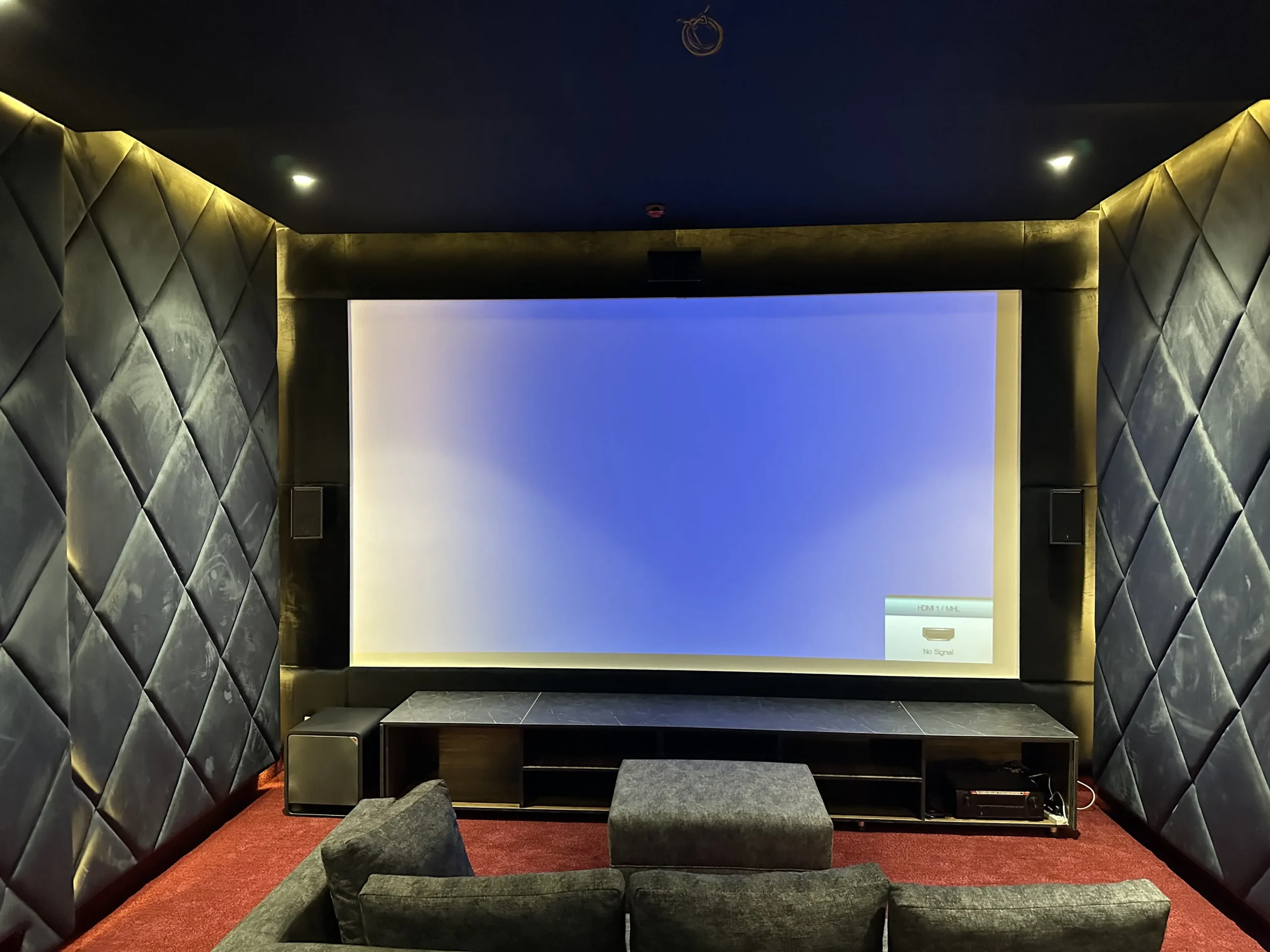 Home Cinema Setup in DHA Lahore - Project by Alpha Audio